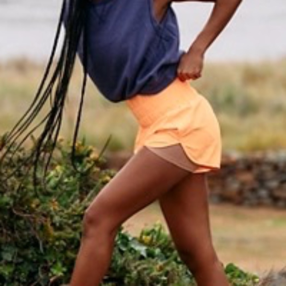 Free people the way home shorts-electric orange